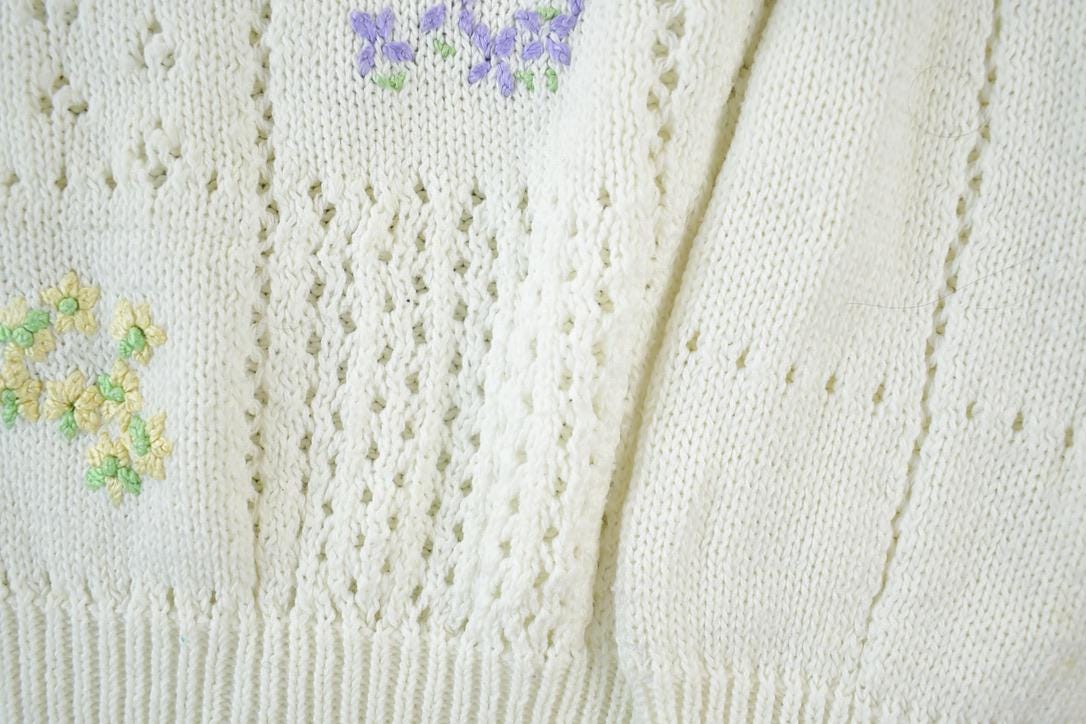 Vintage 1990s Stevemore Knit Abstract Pattern Crewneck Sweater