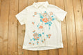 Vintage 1990s Womens Floral Button Up Shirt
