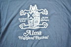 Vintage 1990s Alma Highland Festival Graphic T-Shirt