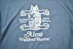 Vintage 1990s Alma Highland Festival Graphic T-Shirt