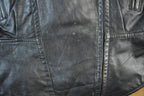 Vintage 1990s Wilson Thinsulate Motorcycle Leather Biker Jacket Adult Large