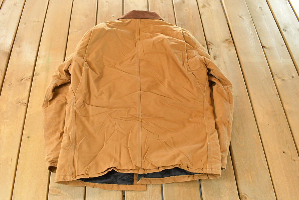Vintage 1990s Carhartt Traditional Arctic Quilt Lined Jacket Men's 2XL