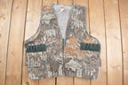 Vintage 1990s Sports A Field Realtree Camo Hunting Vest