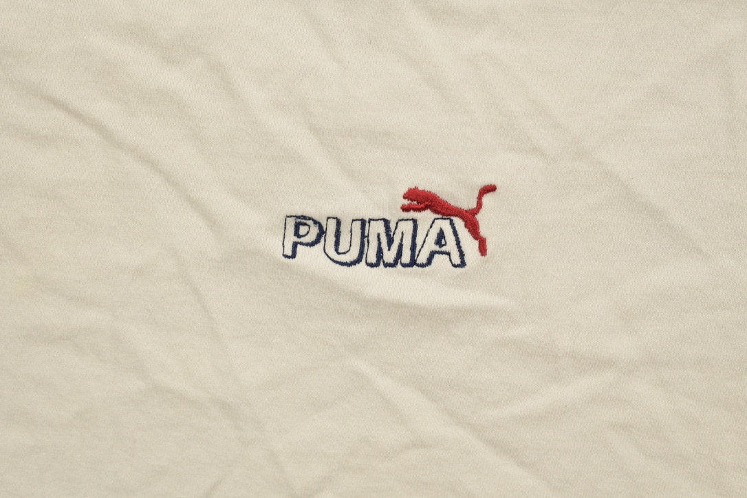 Vintage 1990s Embroidered Puma T-Shirt