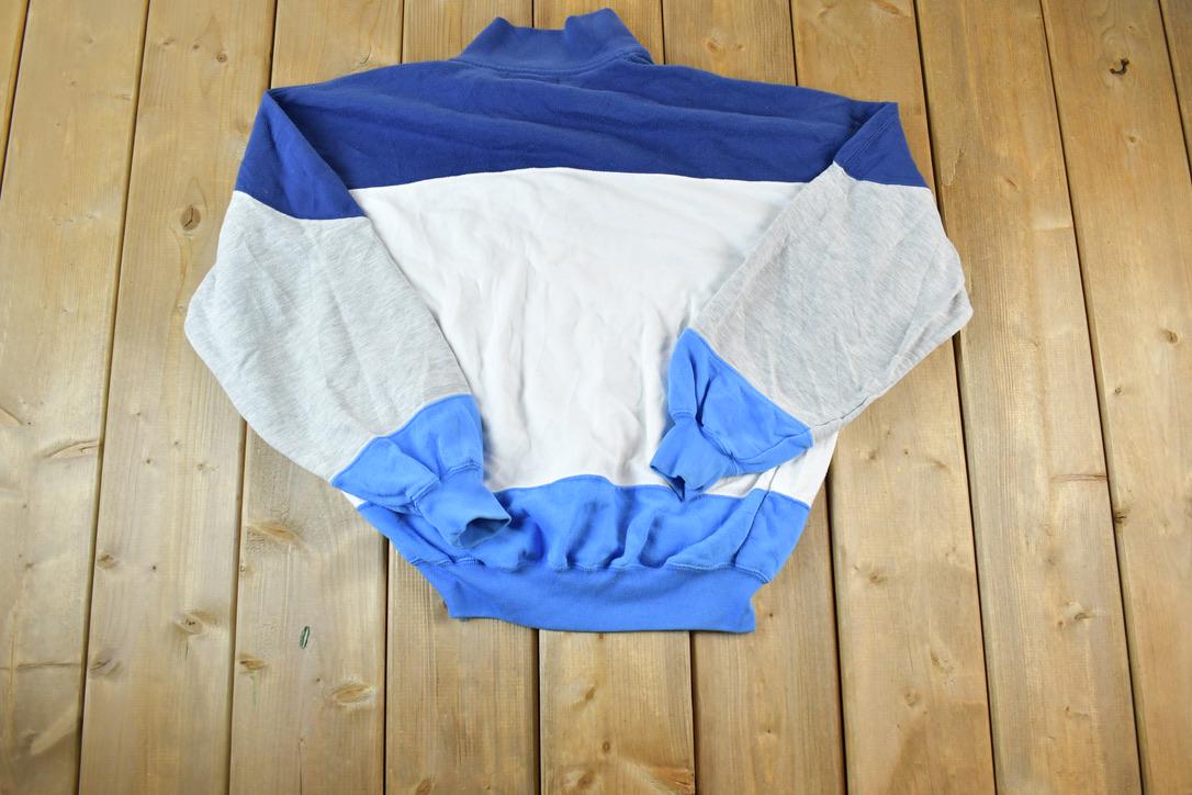 Vintage 1990s South Bay Souvenir Collared Crewneck Sweatshirt Made In USA
