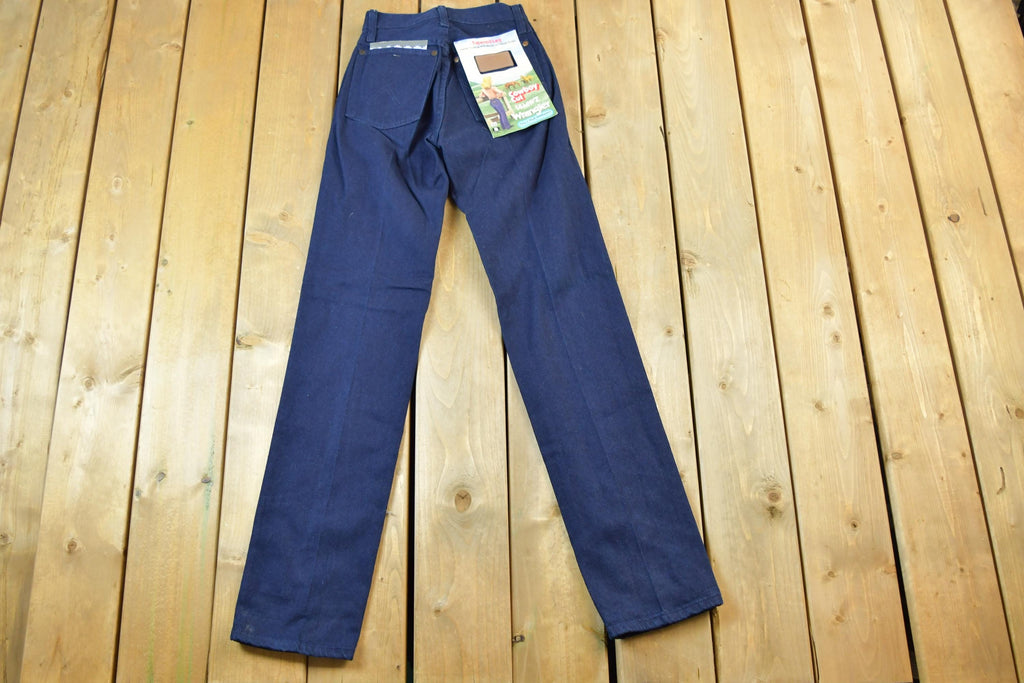 Vintage 1960s Deadstock Wrangler Cowboy Cut Denim Jeans Size 20 x 27 Made In USA
