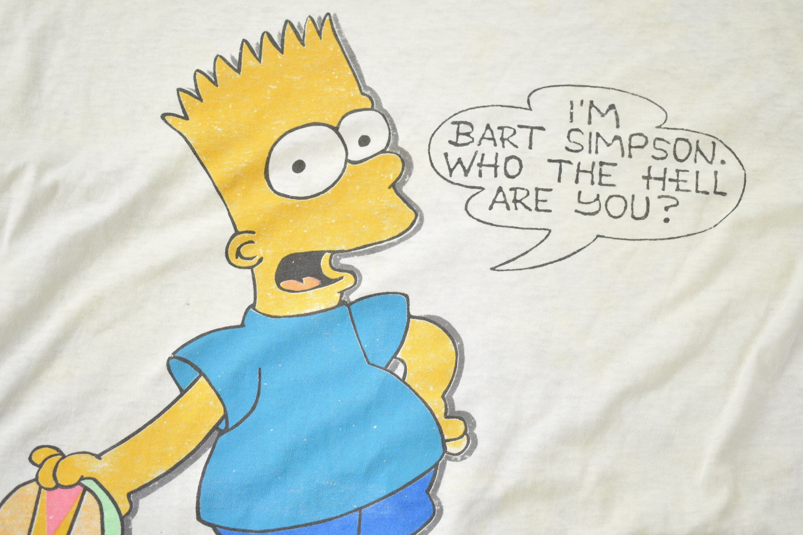 Vintage 1990 Bart Simpson Graphic T-Shirt
