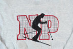 Vintage 1990s NP Ski Club Souvenir Embroidered Crewneck Sweatshirt