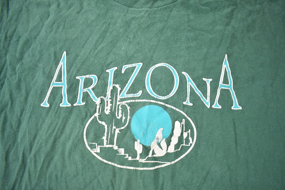 Vintage 1990s Arizona Souvenir Travel T Shirt Made In USA
