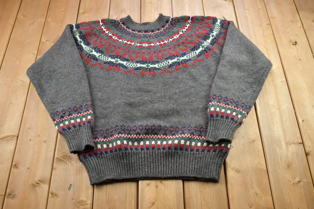 Vintage 1990s Allen Solly 100% Wool Knit Sweater