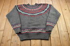 Vintage 1990s Allen Solly 100% Wool Knit Sweater