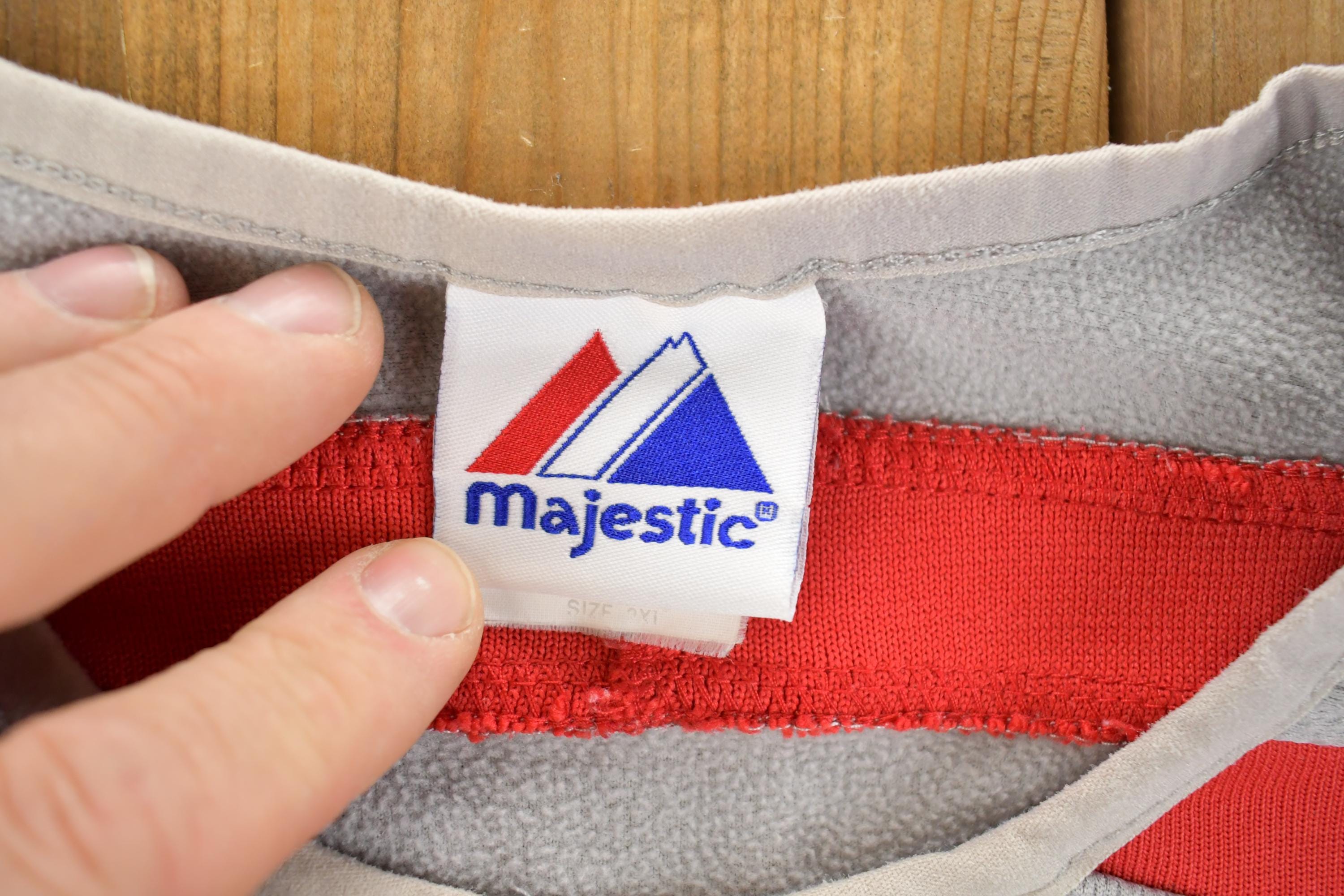 Vintage 1990s Majestic Ohio State University Collegiate Jersey Crewneck