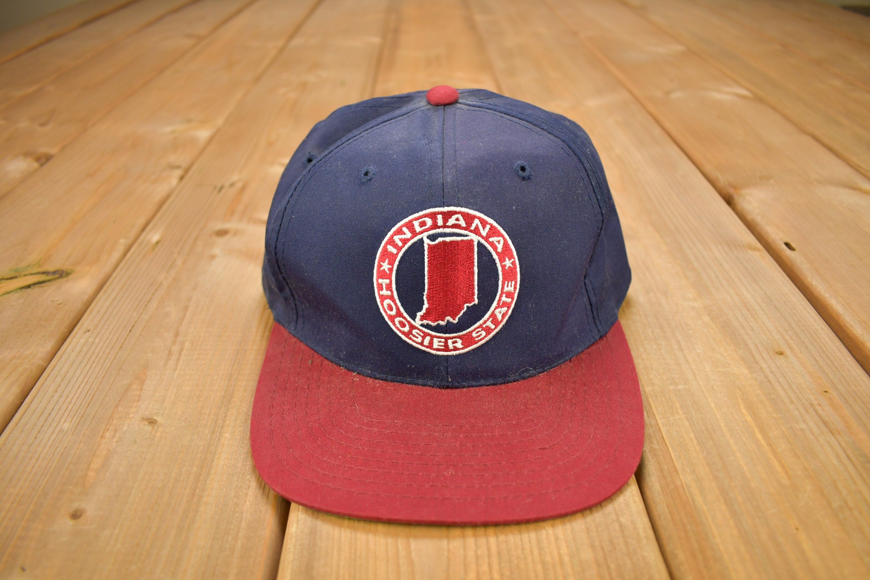 Vintage 1990s Indiana Hoosiers Collegiate Snap Back Hat