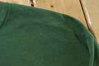 Vintage 1990s Jerzees Blank Green Crewneck Sweatshirt Men's XL / Made In USA / Essential / Streetwear / 90s Blank / Vintage Blanks