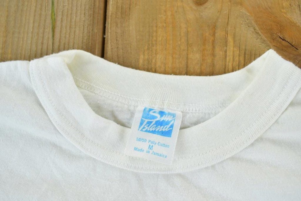 Vintage 1980s Jamaica Sun Island Single Stitch Graphic Print T-Shirt