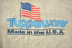 Vintage 1990s Tupperware USA Flag Crewneck Sweatshirt