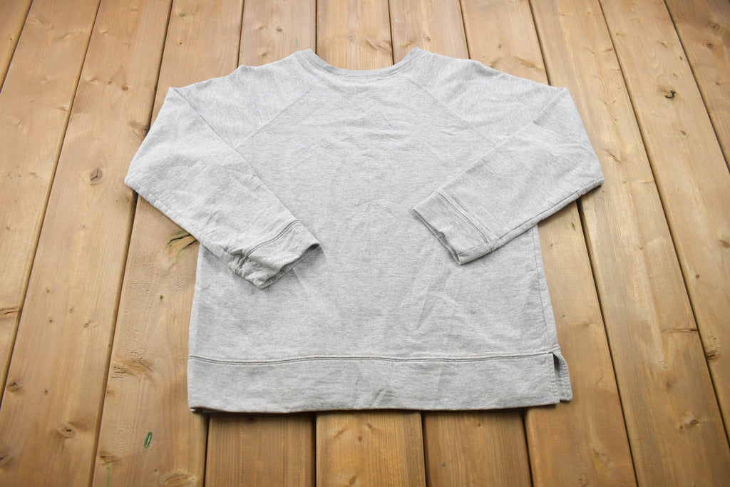 Vintage 1990s Blank Grey Crewneck Sweatshirt