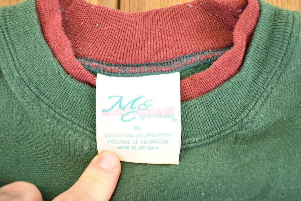 Vintage 1990s Forest Friends Double Collar Souvenir Crewneck Sweatshirt Womens L