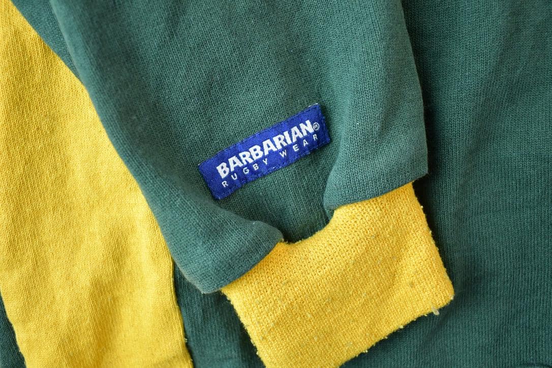 Vintage 1990s Edmonton Elks Collegiate Barbarian Rugby  Embroidered  NCAA Sweatshirt  Sportswear  Americana