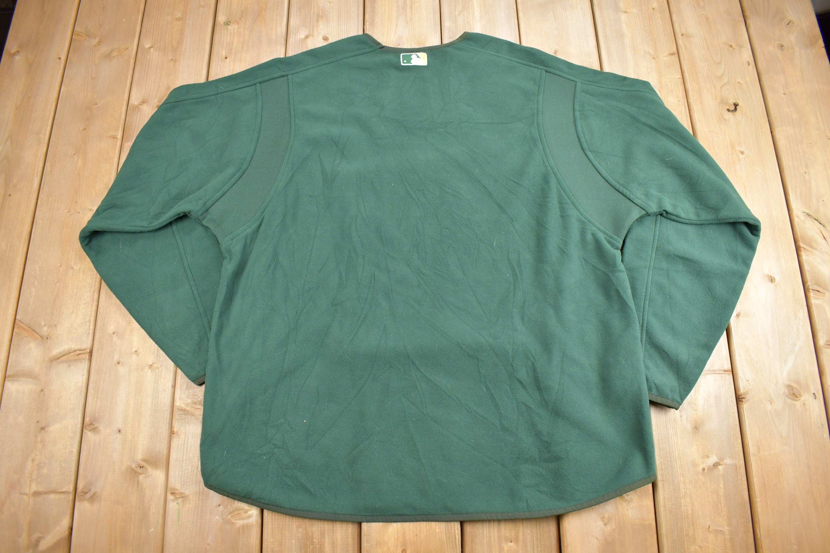 Vintage 1990s Oakland Athletics Crewneck Sweater / Embroidered / NCAA Sweatshirt / Sportswear / Americana