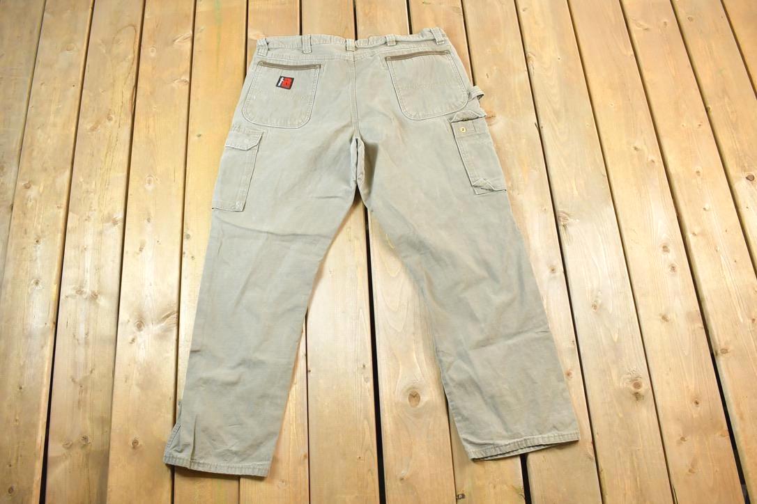 Vintage Y2K Wrangler Riggs Workwear Denim Work Jeans Size 38 x 32