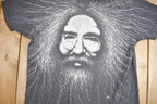 Vintage 1993 Jerry Garcia All Over Print Graphic T-Shirt
