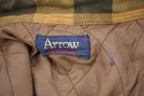 Vintage 1990s Arrow Insulated Plaid Flannel Button Up Shirt