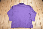 Vintage 1990s Blank Long Sleeve Mockneck T Shirt