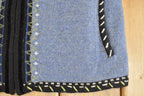 Vintage 1990s Icelandic Design Clasp Knit Cardigan Sweater Vest Womens S  Preppy Knit Cardigan  Fancy Knit Vintage Cardigan
