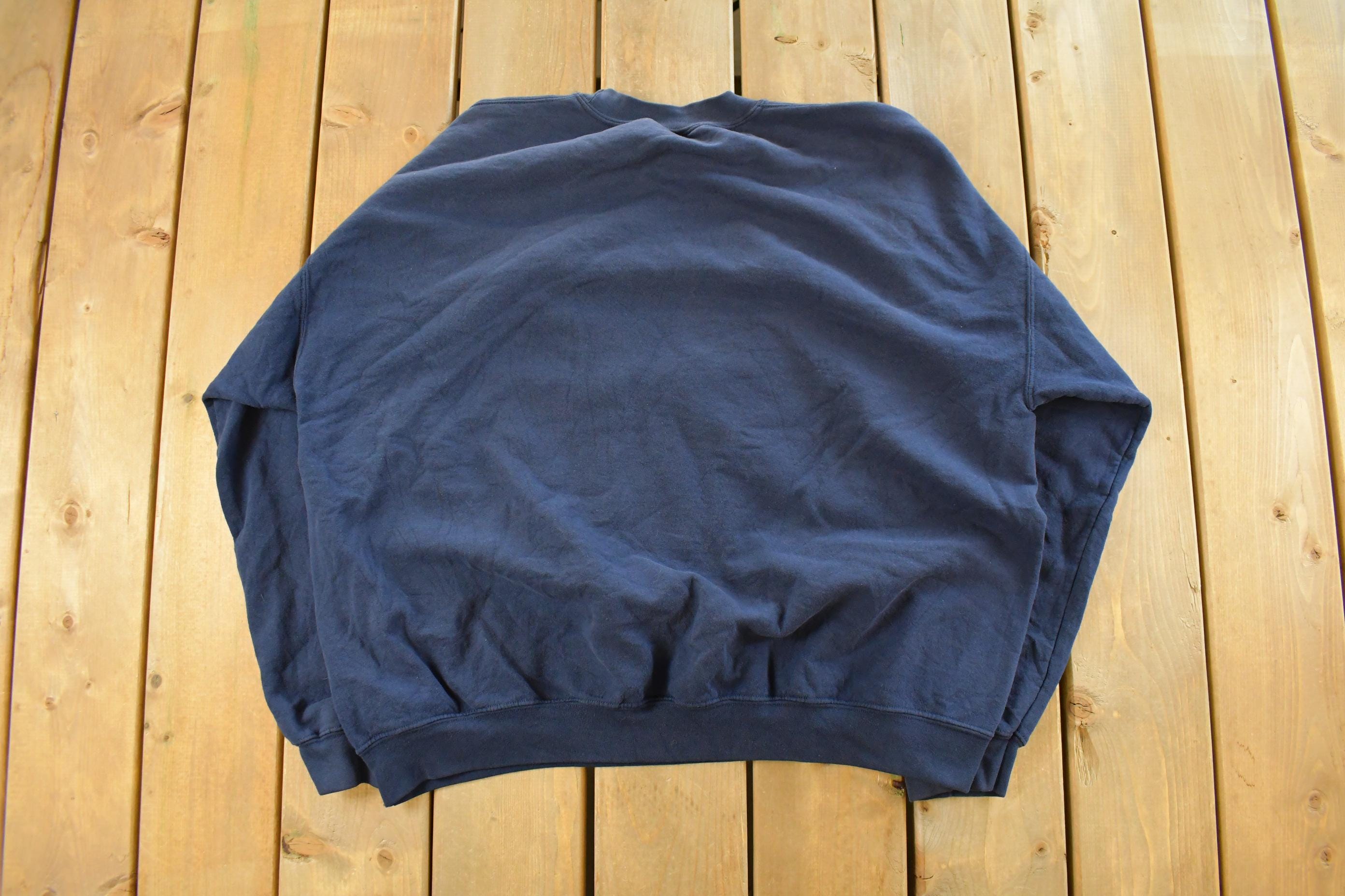 Vintage 2000s Trophey Fishing Theme Crewneck Sweatshirt Men's 2XL