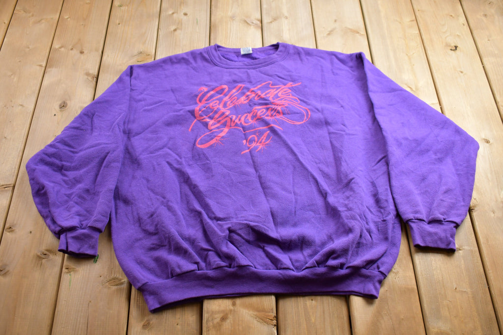 Vintage 1994 Celebrate Success Crewneck Sweatshirt