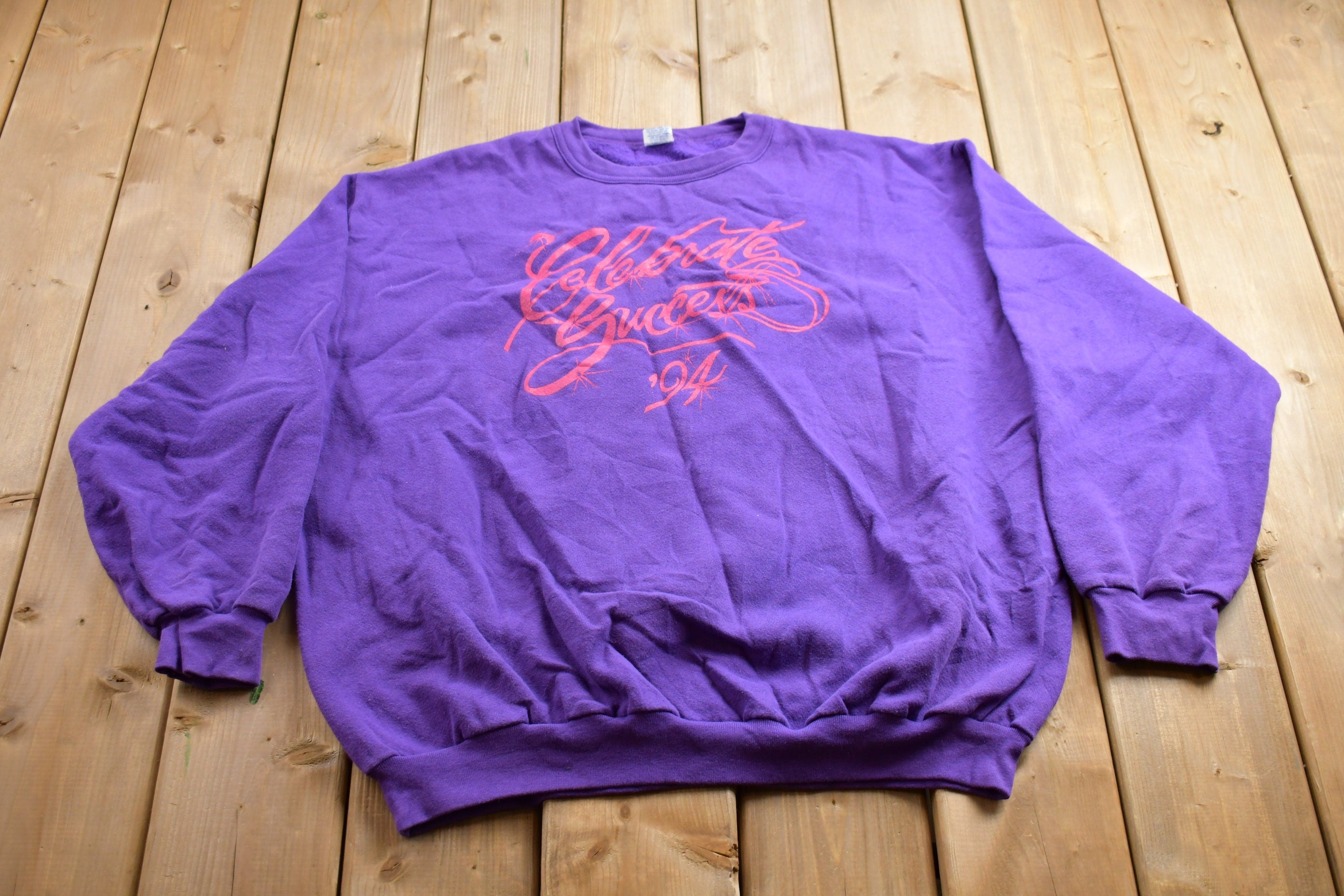 Vintage 1994 Celebrate Success Crewneck Sweatshirt