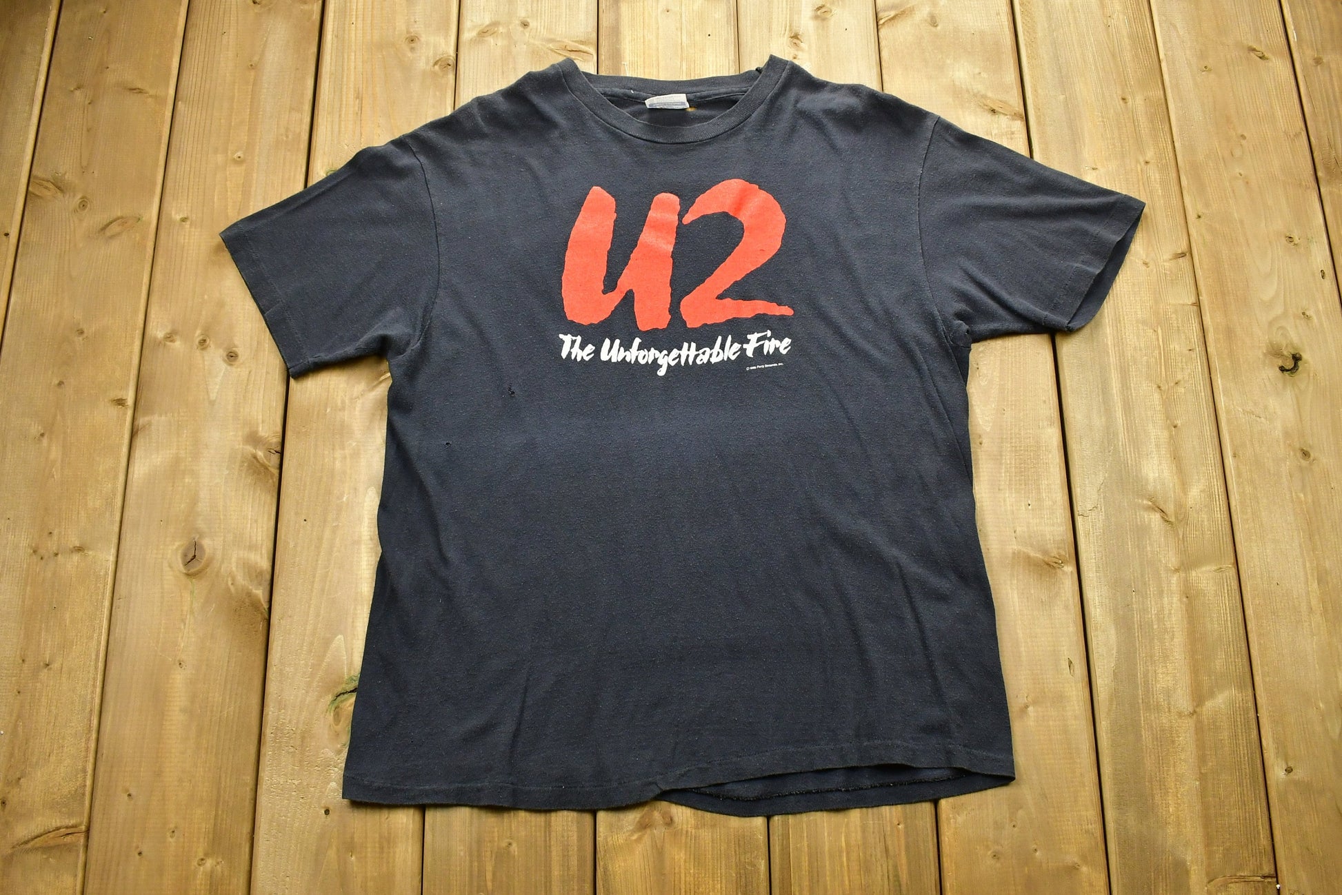 Vintage U2 The Unforgettable Fire Band T-Shirt