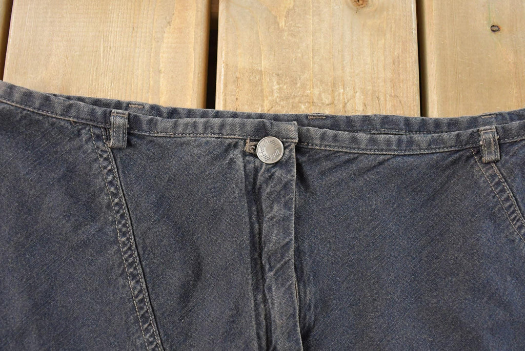 Vintage 1990s Out of the Blue J. Jill Denim Skirt Women's 33 / 90s Women's Fashion / Vintage Skirt / Retro Style/ Jorts