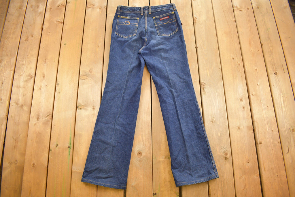 Vintage 1990's Jordache Horse Embroidered Blue Jeans 30 x 31.5