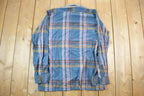 Vintage 1990s Plaid Button Up Flannel Shirt