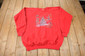 Vintage 1990s Northern Reflections Wildlife Theme Crewneck Sweatshirt Made In Canada