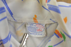 Vintage 1980s Land 'N Lea Womens Abstract Button Up Vest