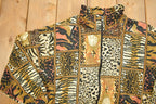 Vintage 1990s Erin London All Over Print Windbreaker Jacket  Leopard  Athletic Spring Summer Sportswear  Streetwear  Athleisure  Active