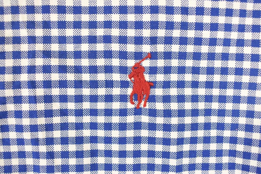 Vintage 1990s Ralph Lauren Polo Plaid Button Up Shirt Men's L