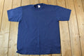 Vintage 1990s Jerzees Blank Navy T-Shirt