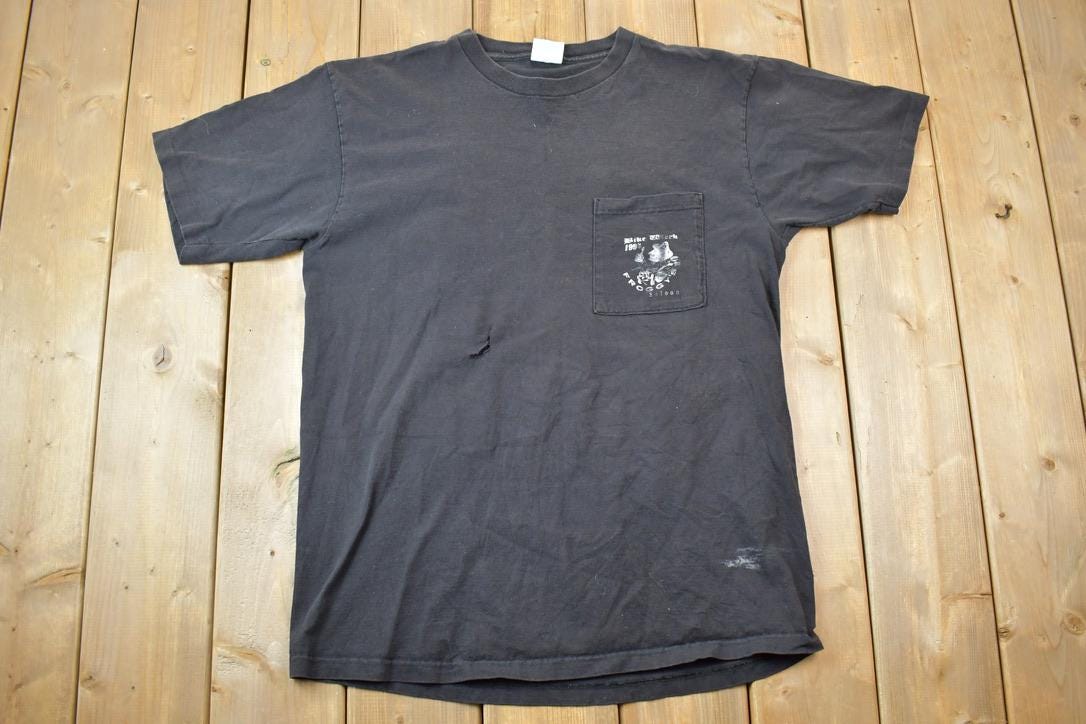 Vintage 1994 Bike Week Froggy's Saloon Daytona Beach Souvenir T-Shirt