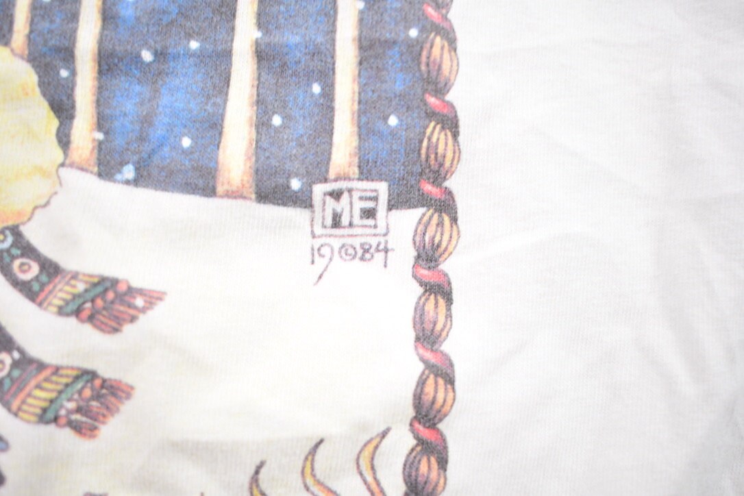 Vintage 1984 Peace Graphic Long Sleeve Tee