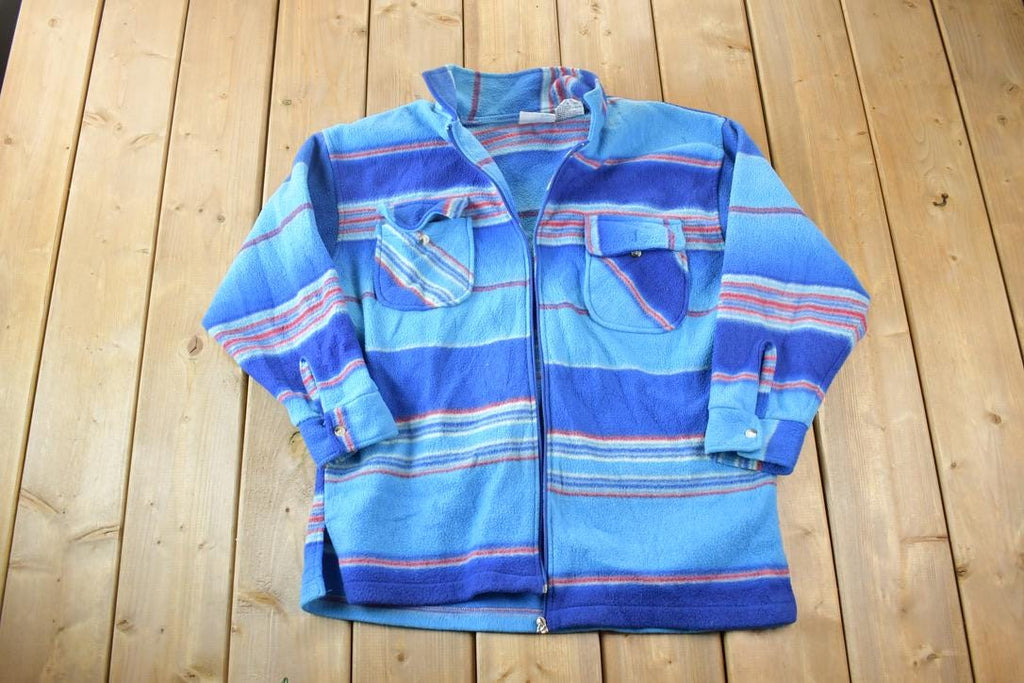Vintage 1990s Outbrook Fleece Full Zip Sweater