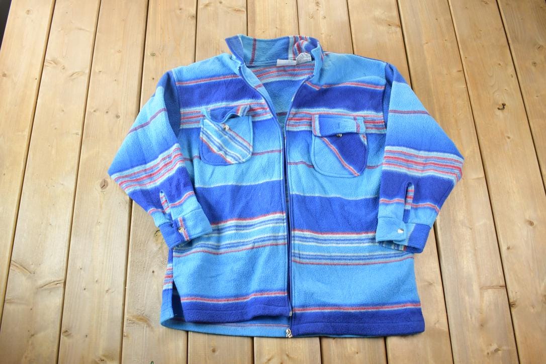 Vintage 1990s Outbrook Fleece Full Zip Sweater