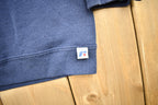 Vintage 1990s Russell Athletics Navy Blue Blank Crewneck Sweatshirt