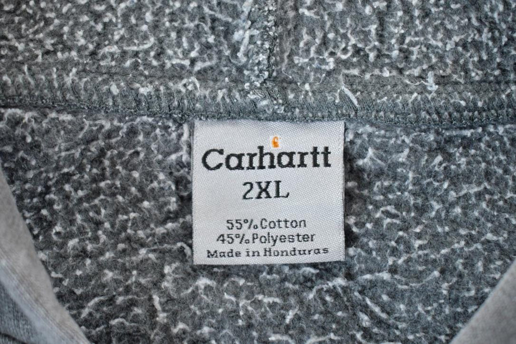 Vintage Y2K Distressed Carhartt Full Zip Hoodie Sweatshirt Mens XXL