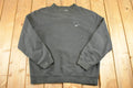 Vintage Y2K Nike Crewneck Sweatshirt Men's L / Swoosh Logo / Minimalist / Made in USA / 2000s Nike Sweater