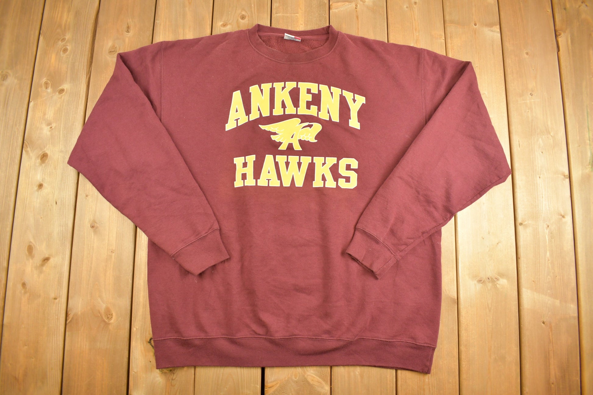 Vintage 1990s Ankeny Hawks Iowa Crewneck Sweatshirt