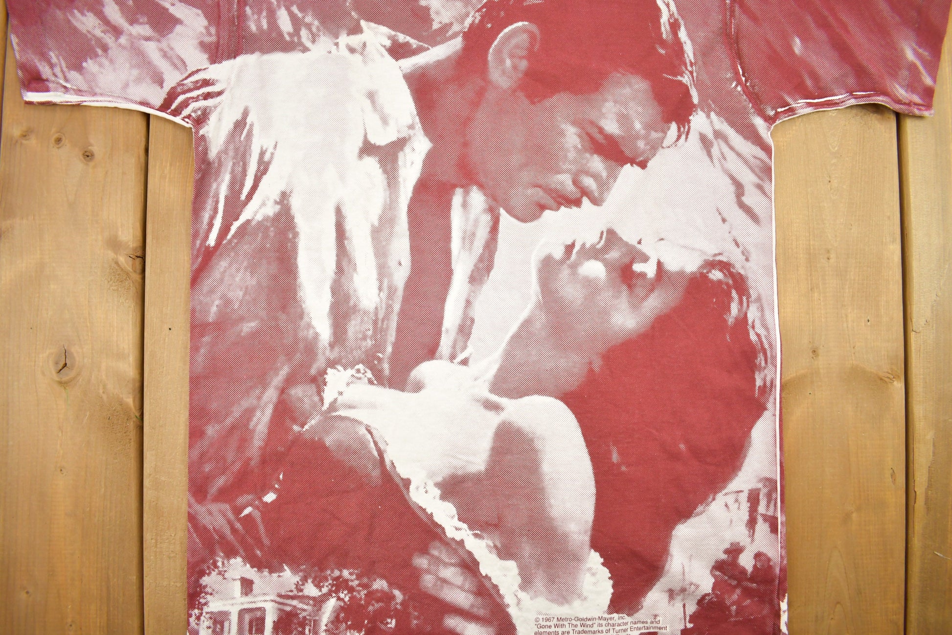 Vintage 1990s Gone With The Wind All Over Print Movie Promo T-shirt